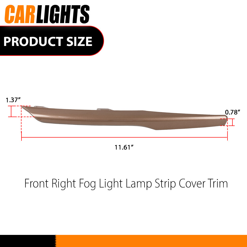 Front Right Fog Light Lamp Strip Cover Trim Fits Land Rover Range Rover Evoque