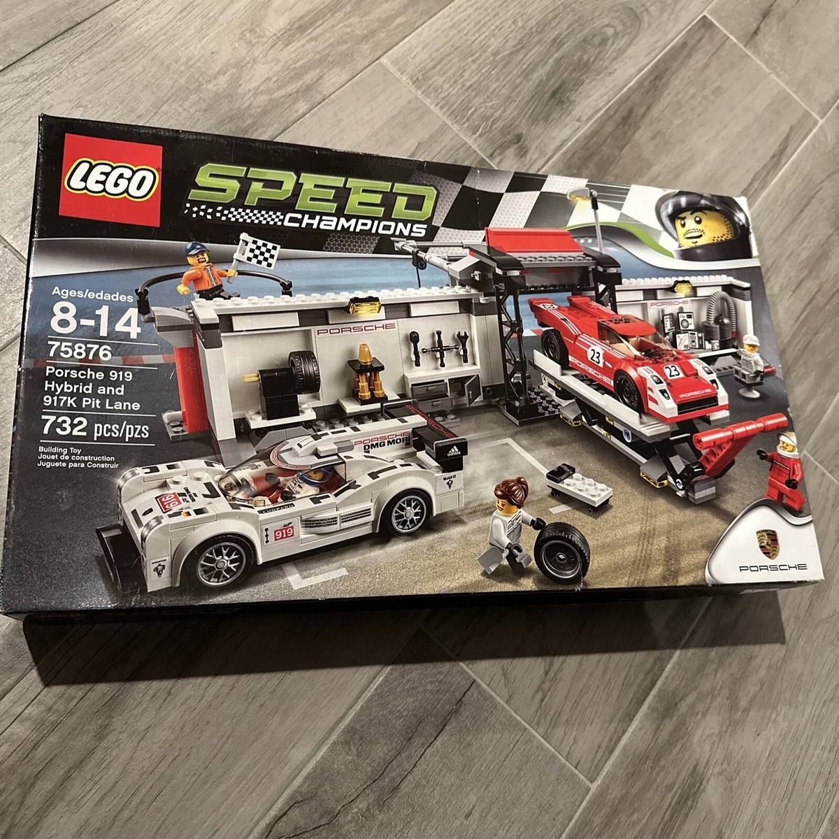 LEGO SPEED CHAMPIONS: Porsche 919 Hybrid and 917K Pit Lane (75876
