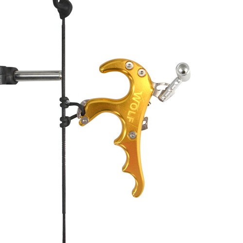 Compound Bow Release Aids 4 Finger Grip Thumb Trigger Archery Hunting Target - Picture 12 of 20