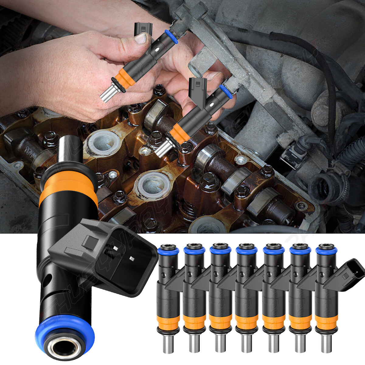 8x Fuel Injectors For 2006-2018 Dodge Charger 5.7L V8 – OEM 05037479AA Upgrade-1180337