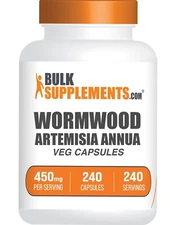BulkSupplements Wormwood Extract Capsules - 450mg per Serving - 240 Capsules