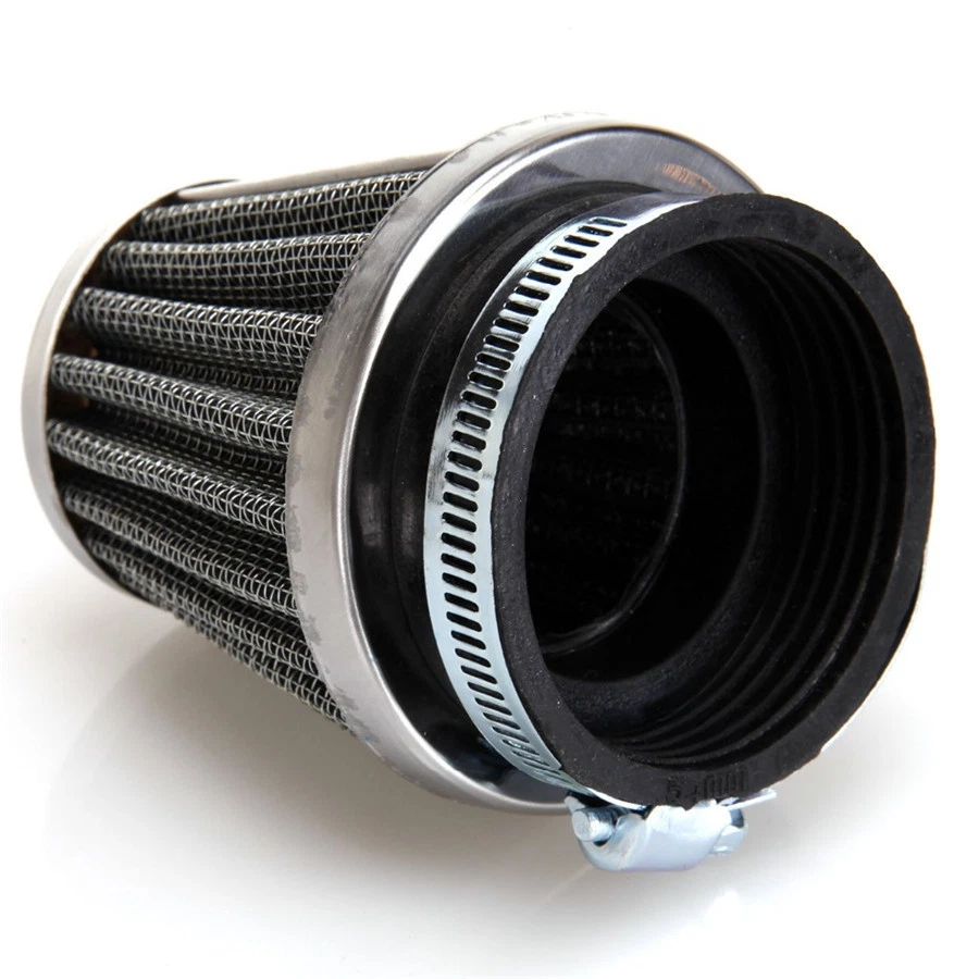 4Pcs 60mm Motorcycle Motor Conical Style with Dual Layer Steel Mesh Air Filter — 第 3/4 张图片