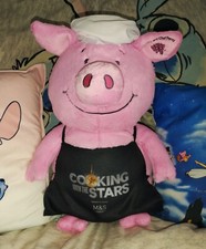 M&S Limited Edition 2021 Chef Percy Pig Teddy Plush BNWT Cooking With The Stars