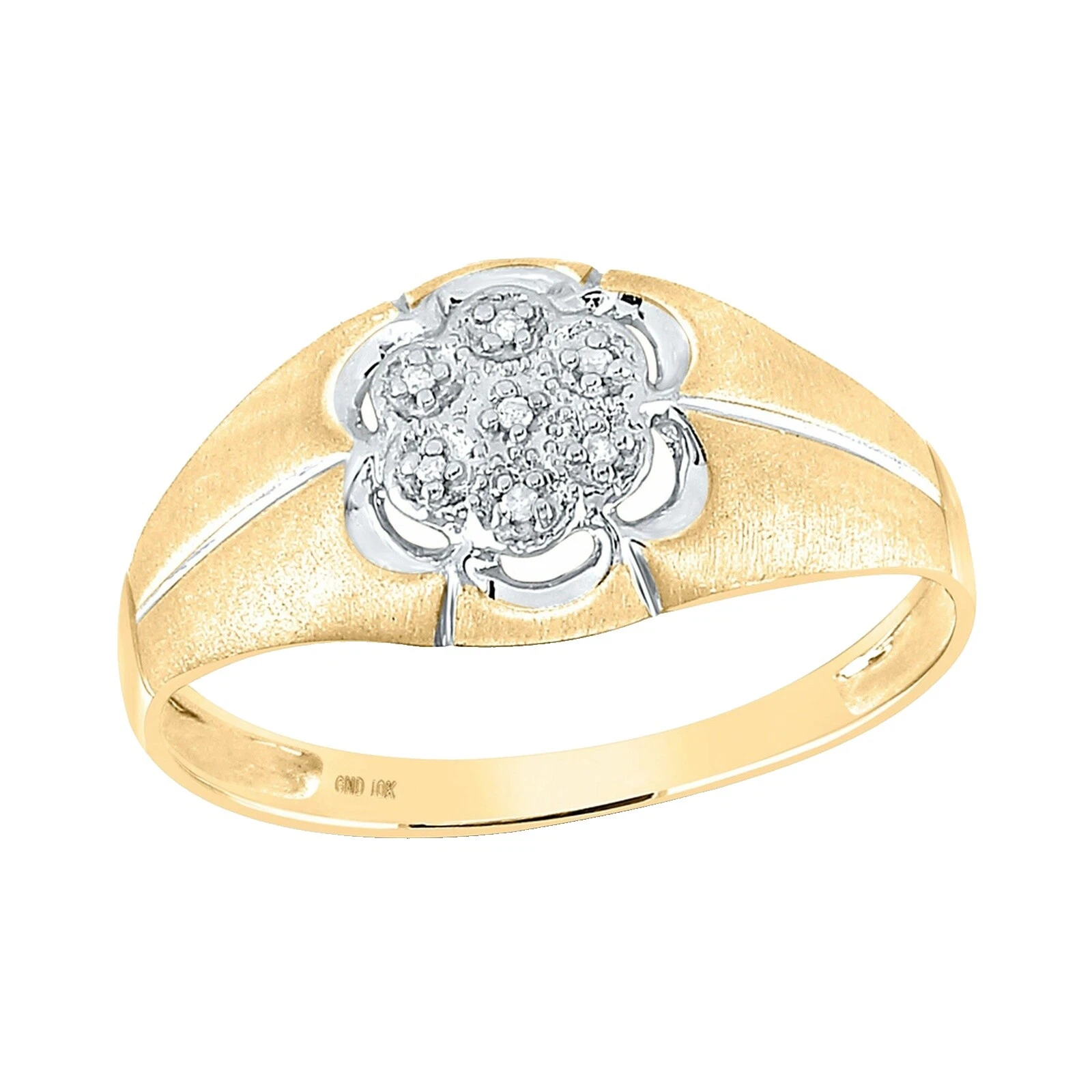 Желтые позолоченные модные кольца 11,5