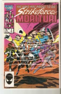 Strikeforce: Morituri #3 (Feb 1987, Marvel)
