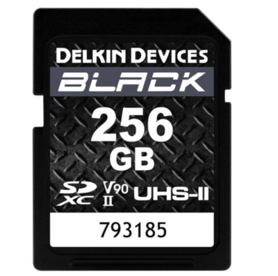 Delkin Devices 256GB BLACK UHS-II SDXC Memory Card
