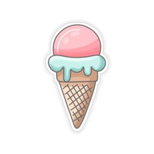 Ice Cream Sticker