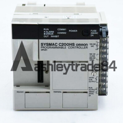 1PC Used Omron Input module C200HS-CPU31-E
