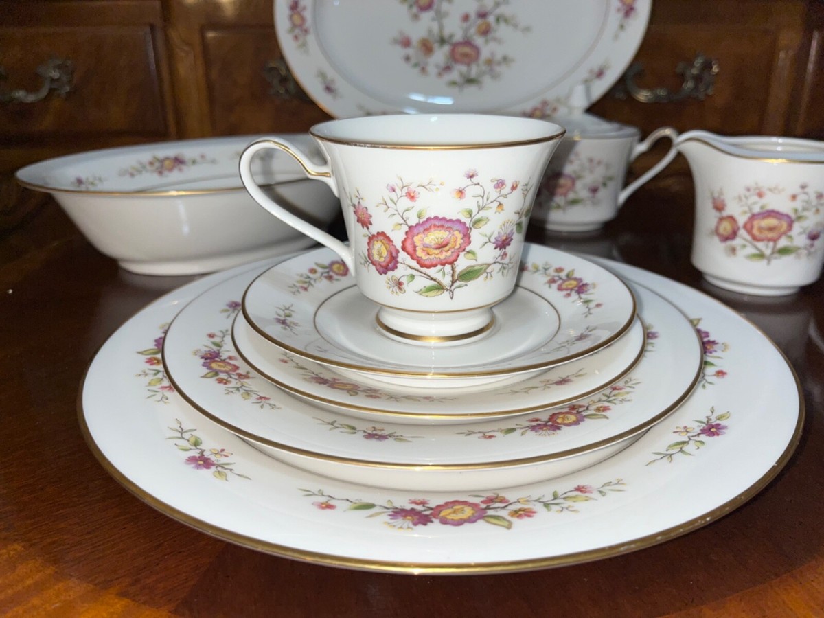 ノリタケ ivoryChina ASIANSONG 41 Pc Noritake Ivory China Asian Song 8 Place Settings Platter