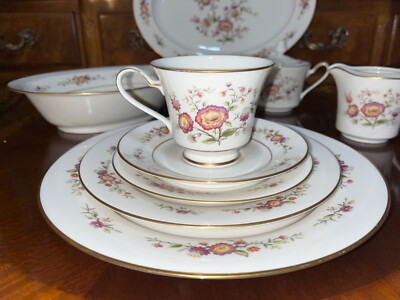 ノリタケ ivoryChina ASIANSONG 41 Pc Noritake Ivory China Asian Song 8 Place Settings Platter