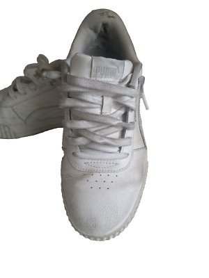 Puma Womens Carina 370325-02 White Casual Shoes Sneakers Size 10