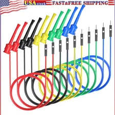 Peakelect Mini Grabber Test Hook to Breadboard Jumper Wire Flexible Silicone