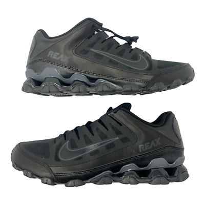 Nike REAX 8 TR Triple Black 621716-008 Men\'s Cross Training Sneakers Size 12 NIKE+REAX+8+TR+MESH.png main image 2