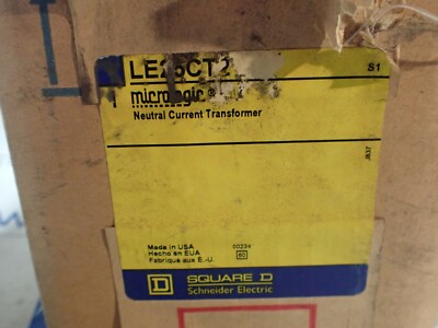 NEW SQUARE D LE25CT2 Neutral Current Transformer Micrologic for LE Frame