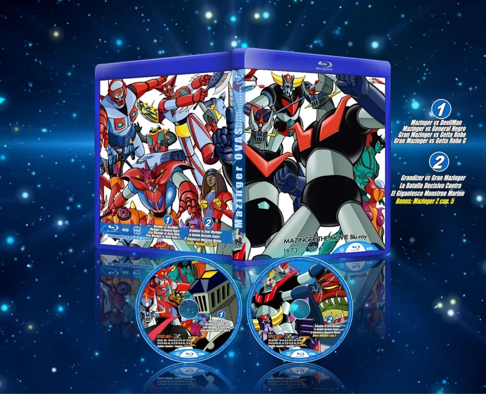 MAZINGER THE MOVIE Blu-Ray Español, latino y japones 6 peliculas Tri Audios - Image 4 of 4