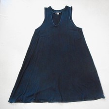 American Eagle Outfitters Dress Womens L Blue Rayon Sleeveless Pullover Beach