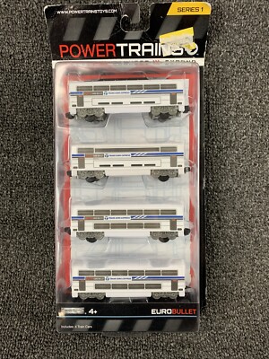 Power Trains Euro Bullet SR1 JAKKS Railroad Car Toy Figures 44735