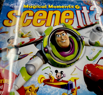 2010 Sealed Scene It? Disney Magical Moments Family DVD Game Mattel Vtg Rare