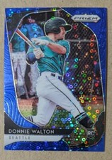 2020 PANINI PRIZM BLUE DONUT CIRCLES PRIZM #201 DONNIE WALTON #'D 131/199