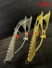 ORIGINAL LOWRIDER 20" TANK FRAME TOP/BOTTOM SQUARE TWISTED INSERTS.