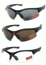 SAFETY BIFOCAL READING SUNGLASSES GLASSES SUN READER ANSI Z87.1+