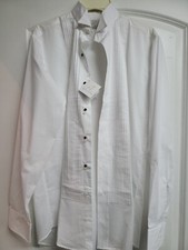 Neil Allyn White Mens Tuxedo Shirt Small 34/35--BRAND NEW