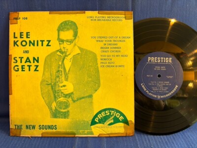 LEE KONITZ STAN GETZ PRLP 108. ORIGINAL 1951 USA