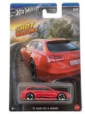 Hot Wheels 2024 HW Hot Wagons 5/5 Red '17 Audi RS 6 Avant