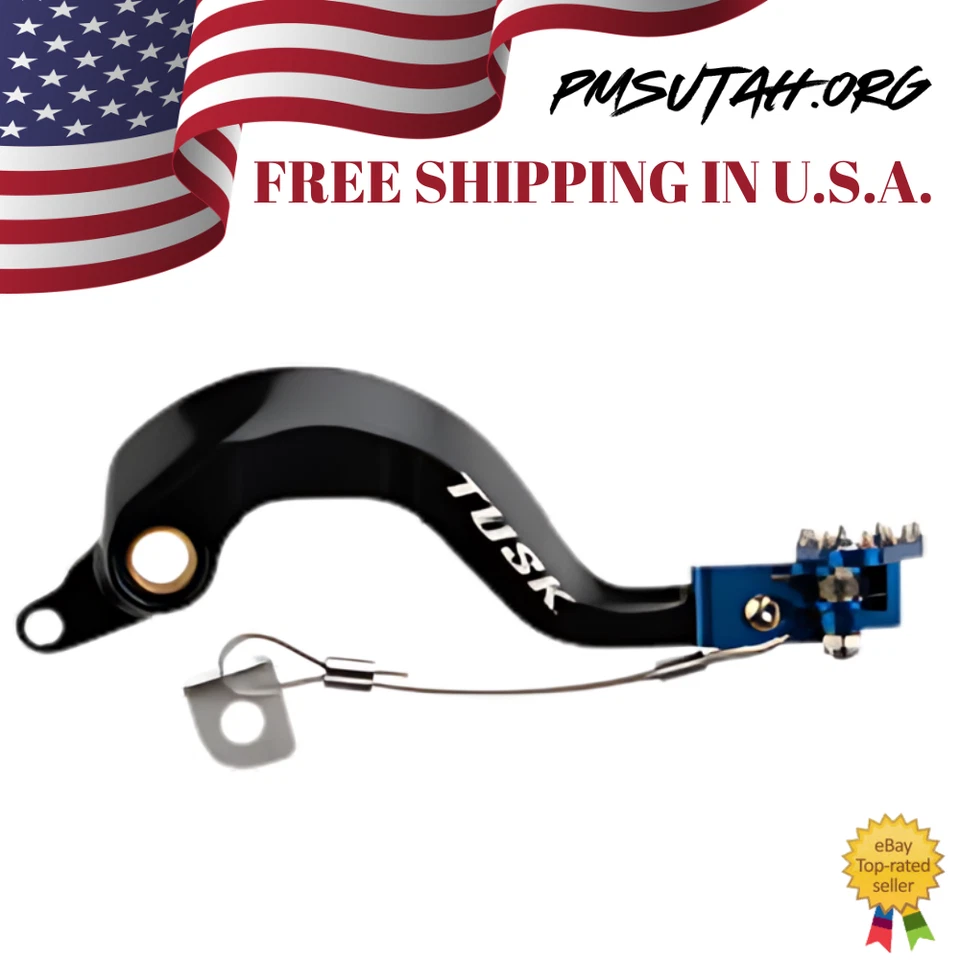 Pedal de freno Tusk 2001 2002 2003 2004 2005 Yamaha YZ250F YZ 250F palanca de pie azul Foto 2 de 4