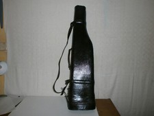 Etui à fusil de chasse ancien année1950 dit "jambon" carton et cuir