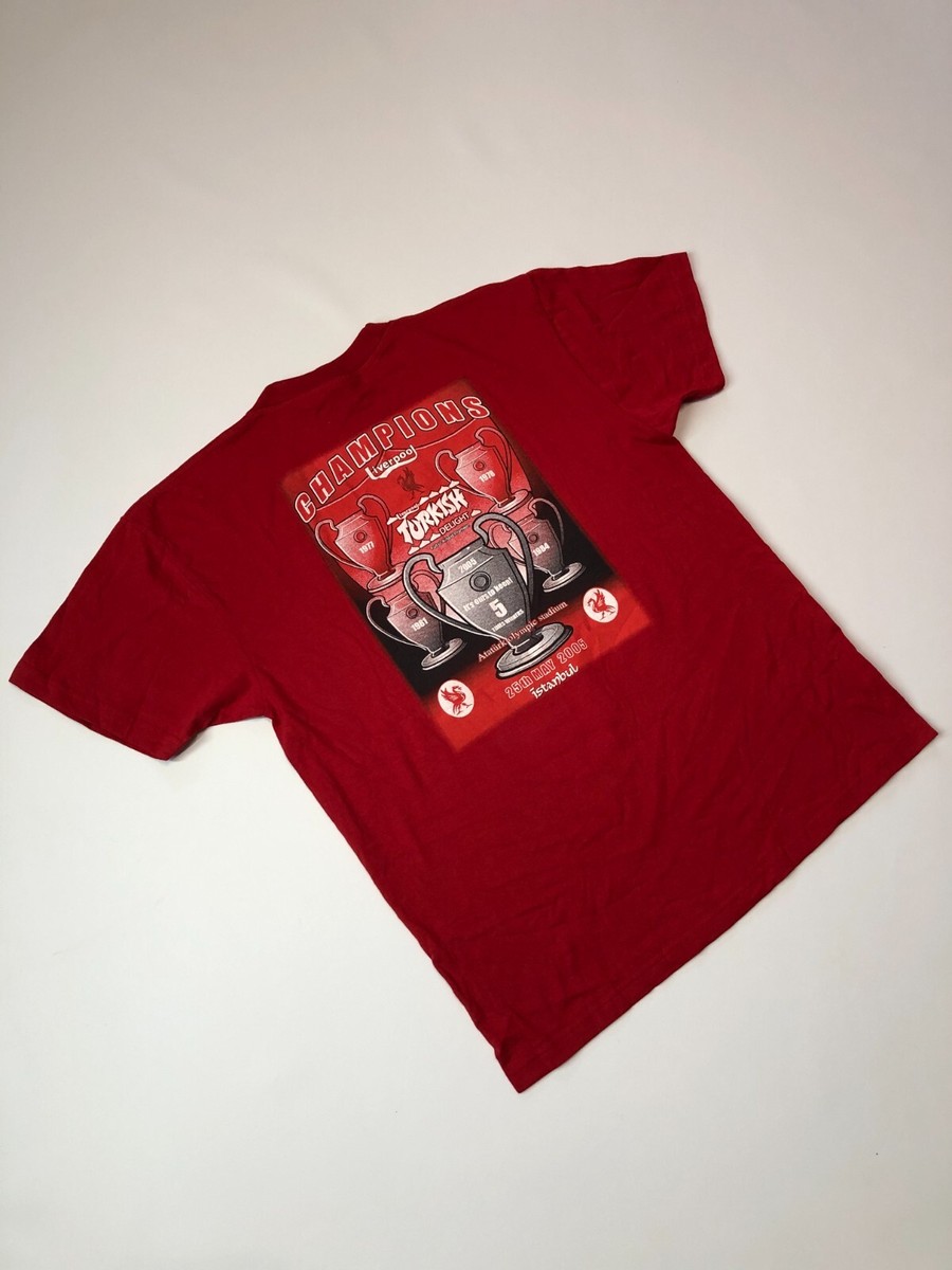 リヴァプールFC チャンピオンズ・オブ・ヨーロッパ 2005 TシャツXLサイズ リヴァプールFC チャンピオンズ・オブ・ヨーロッパ 2005 Tシャツ