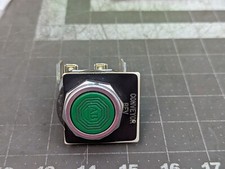 GREEN FLUSH MOUNT PUSHBUTTON 1NO/1NC SERIES T ALLEN BRADLEY 800T-A6 [Z4S5] #10