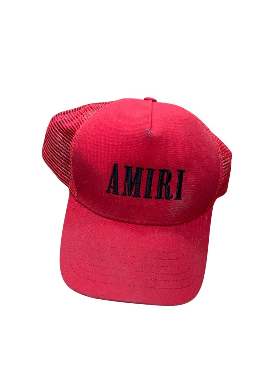 帽子 AMIRI A Dagger Cotton Trucker Hat Amiri Black Bandana Reconstructed Dagger Cap Amiri