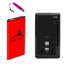 Long Lasting 6820mAh Battery Travel Charger Stylus f Samsung Galaxy S5 SM-G900R4