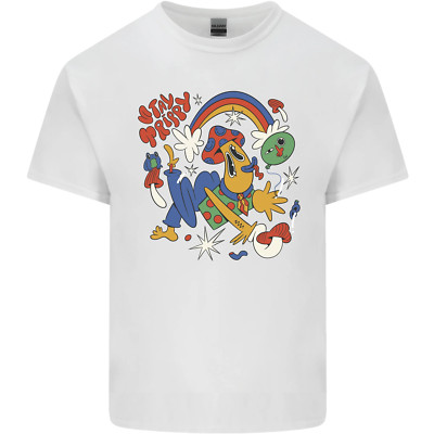 Stay Trippig Magic Pilze Lsd Herren Baumwolle Maglietta T-Shirt