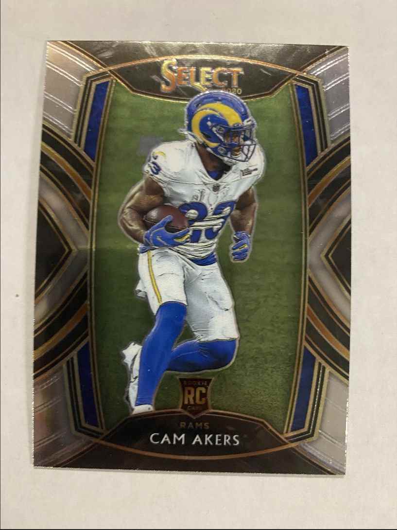 2020 PANINI SELECT CAM AKERS RC LOS ANGELES RAMS #255