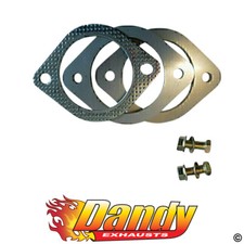 Exhaust Flange Plates 76mm 3 Inch With Gaskets And Nuts And Bolts 105mm Bhc 10mm