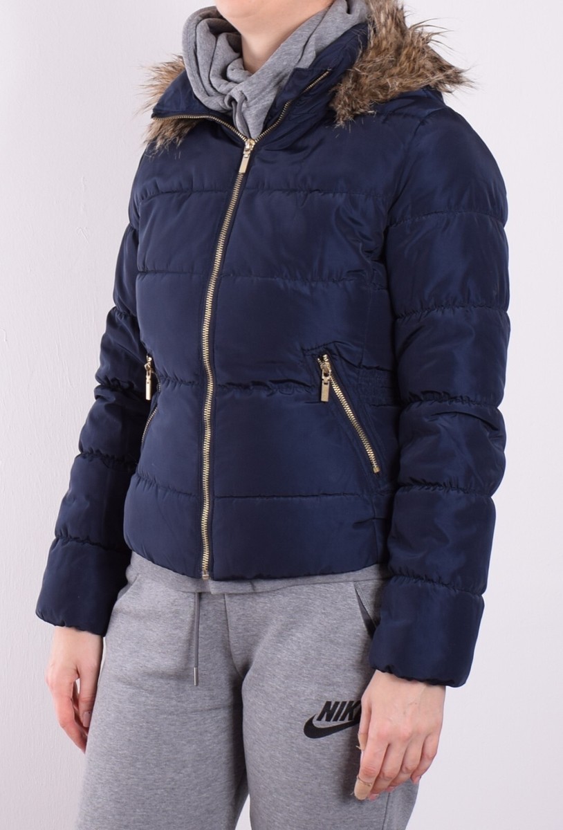 H&M ladies' jacket jacket size 36 quilted jacket blue 125533