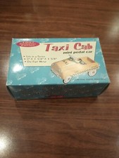 Xonex Collector Edition Taxi Cab Pedal Car - Mini Die Cast Year 1997