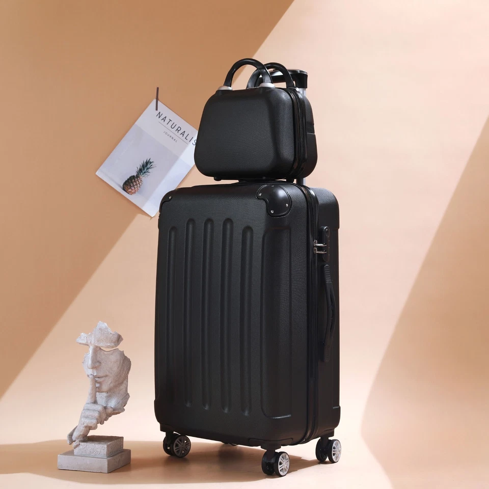 Juegos de equipaje de 2 piezas 24 pulgadas equipaje de mano estuche rígido equipaje facturado Foto 3 de 4