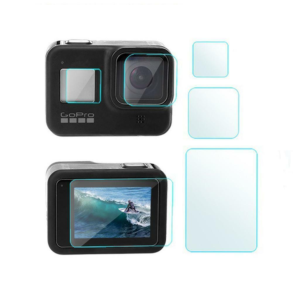 Gemakkelijk Soms eenheid 3/6X For GoPro Hero 8 Tempered Glass Screen + Lens Protector Film + Display  Film | eBay