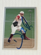 Dennis Reyes 1999 Topps Chrome Authentic Signed Autograph Auto Cincinnati Reds🔥