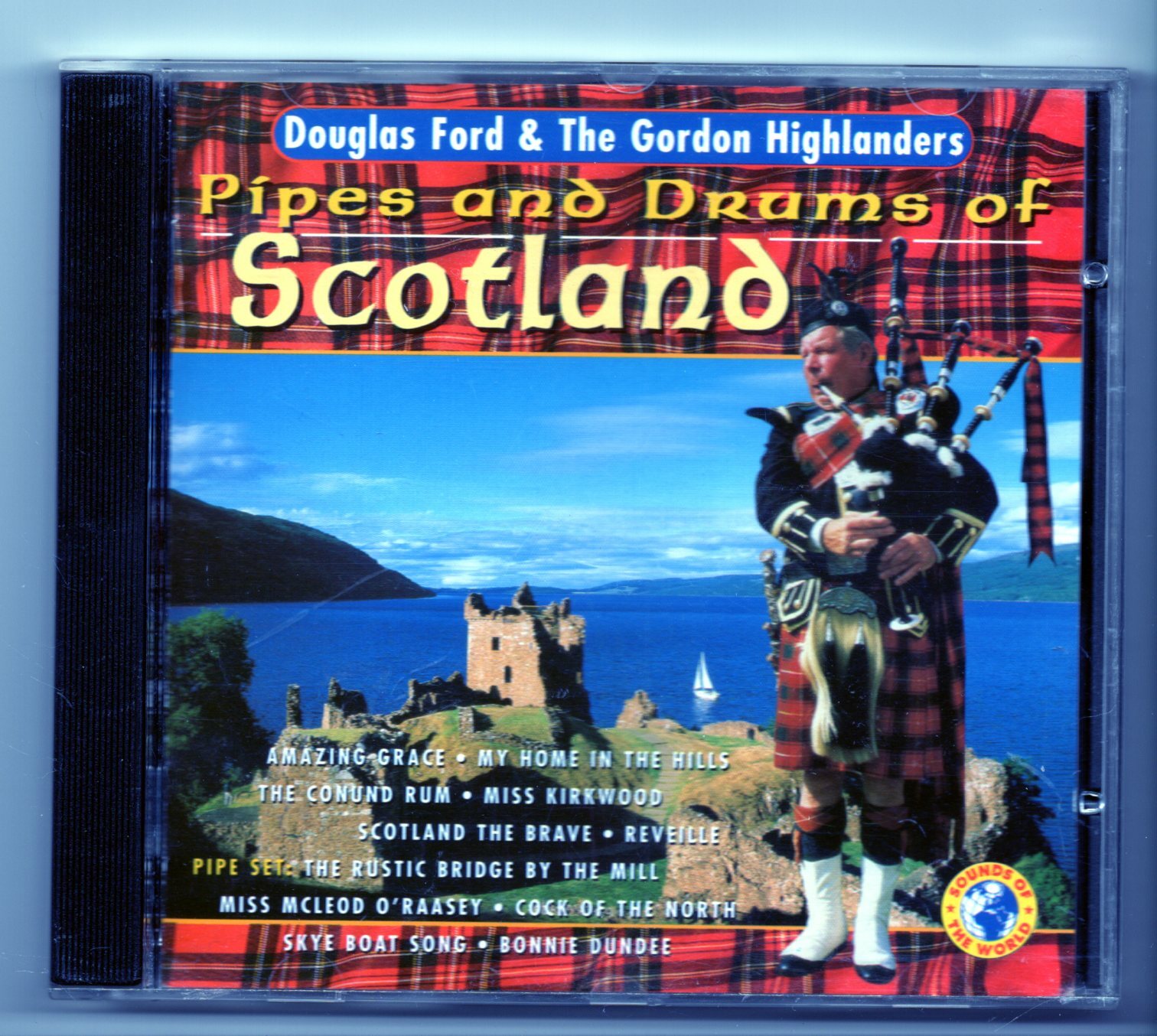 (JG524) Douglas Ford & The Gordon Highlanders, Pipes & Drums Of Scotland 1995 CD