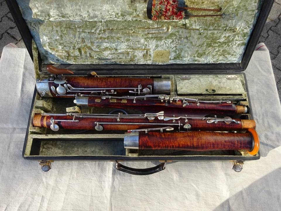 Fagot antiguo con 3 arcos S aprox. 134 cm - Imagen 3 de 4