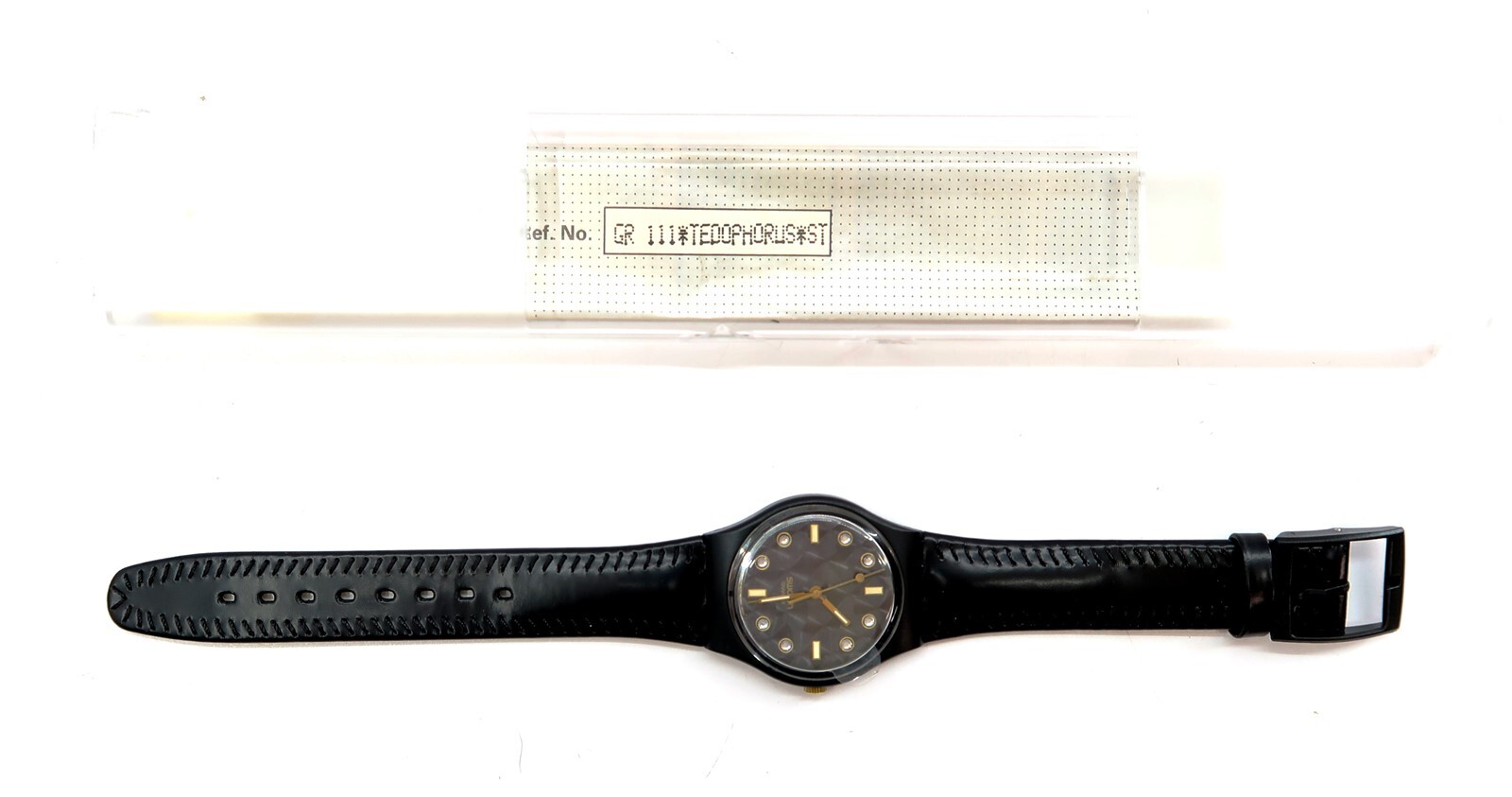 Swatch Regardez-la GB211P Vintage Gents Watch with Case 2002 NOS