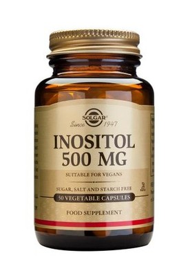 Solgar Inositol 500 mg pflanzliche Kapseln, 50