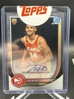 Topps 2025-26 Chrome Rookie Autograph Asa Newell Atlanta Hawks TCAR-AN