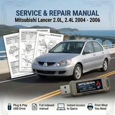 Mitsubishi Lancer 2.0l 2.4l 2004 2005 2006 Service Repair Workshop Manual Usb