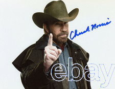 Chuck Norris 8.5x11 Signed Autograph Reprint 