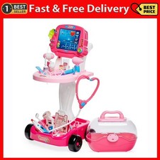 Best Choice Products Play Doctor Kit for Kids, Pretend Medical Station Set with
